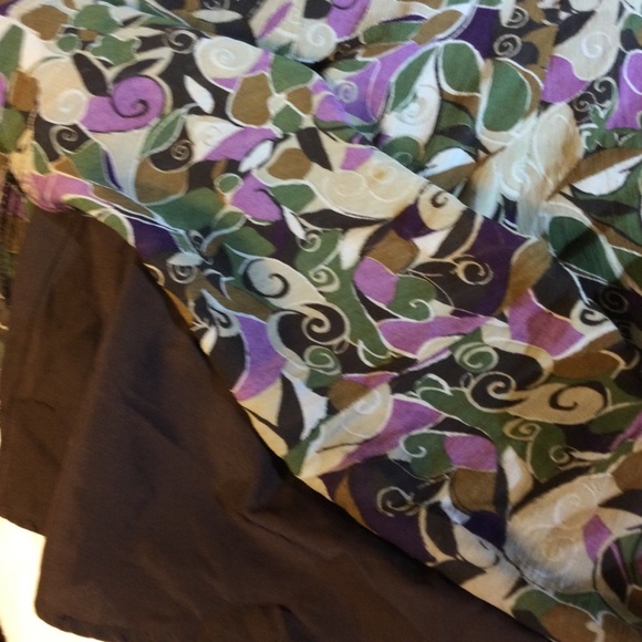 Multi Color Sheer Shirt With Liner - Picture 9 of 10